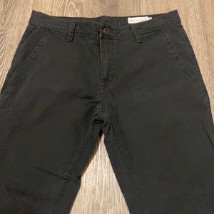 Volcom Black Chino Pants